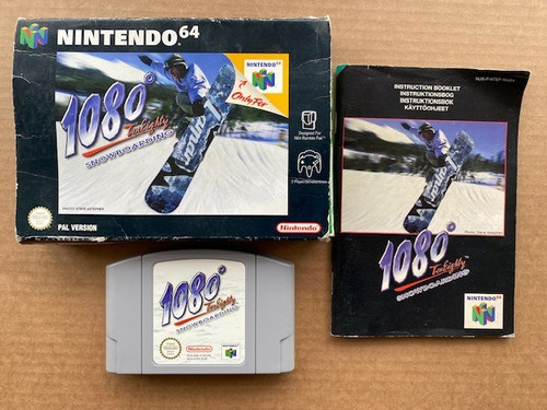 N64 1080 snowboarding - snowboarding, game
