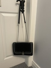Topshop Black Chain Shoulder Bag