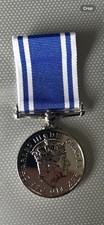 Genuine Charles III Police Long Service And Good Conduct Medal In Case Of Issue