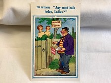 The Optimist: Any moth balls today, Ladies? Donald McGill , D. Constance Ltd pc.