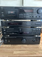 Denon Amp , Disc Player , Tape Deck Tuner & Remote ( SEE DESCRIPTION)