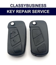 3 Button Flip Key Shell Case