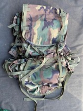Original 1st pattern US Army Woodland Molle USGI Main Pack Rucksack & Frame Set