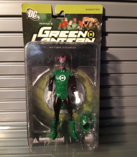 Green lantern figures - green, sinestro