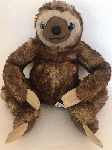 Sloth soft plush toy sitting - sloth,