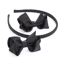 Three piece hair bow and