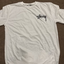 Brand New White Large Stussy T