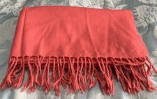 Pure Australian Merino Wool Fringed Shawl Wrap 