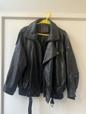 Ysl Style Leather Jacket Blouson