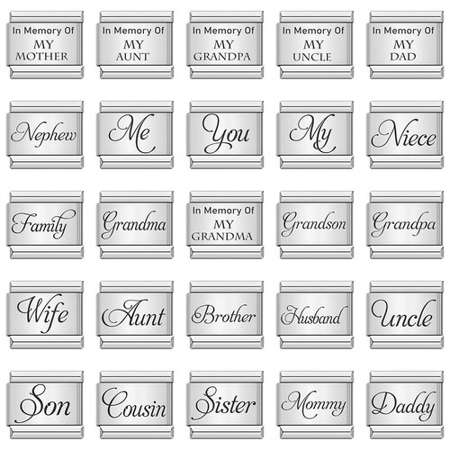 Italian charms bracelet - charms,