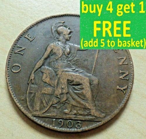 King edward vii penny - king,