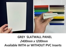 2400mm x 1200mm GREY SLATWALL