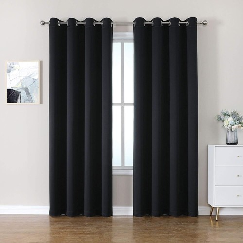 Blackout eyelet curtains - blackout,