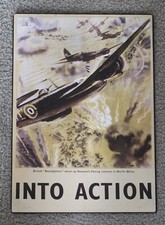 RAF Tin Wall Plates Spitfire &