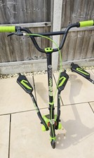 Yvolution Fliker C3 Scooter - Matte Black/Green