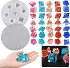 7 Cavities Dice Resin Mold -