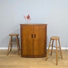 Vintage 1960s Teak Drinks Cocktail Cabinet by Turnidge of London