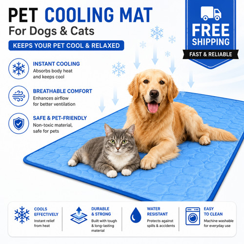Pet cooling mat - mat, cats