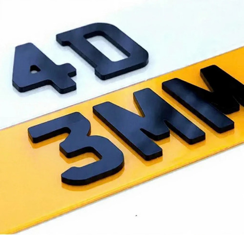 3mm plates road legal - 4d,
