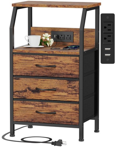 Stylish night stand with - stand,