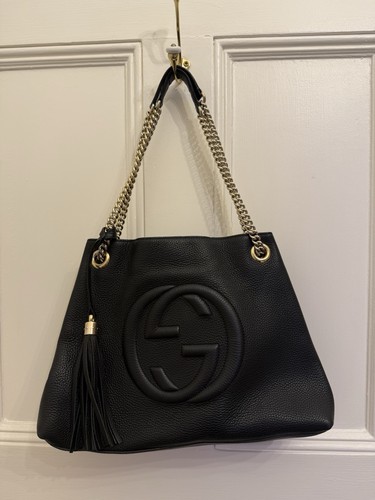 Gucci soho chain hobo black - soho,
