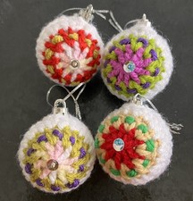 NEW multicolour 4 hand crochet