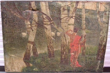 19th c Tonalist Pre-Raphaelite