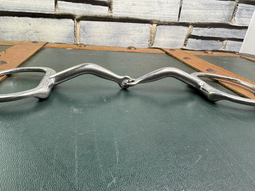 Myler curved snaffle bit - snaffle,