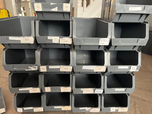 Plastic parts storage - , bins