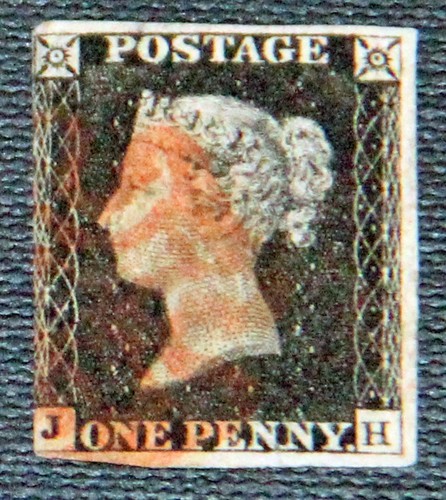 1840 penny black - 1d,