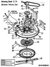 MTD Lawnflight Cutter Deck Kev Belt 603 604 J130 J114 J115 RH115 Bolens Yardman