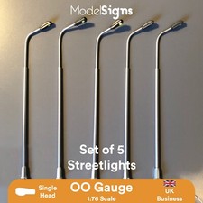 UK 5x Curved Arm LED Street