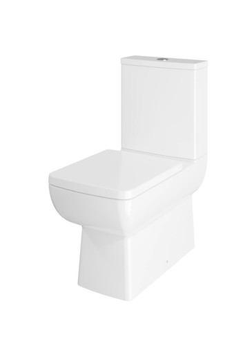 Flush wall close coupled - to, close-coupled