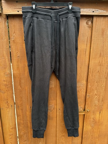 Thom krom drop crotch joggers - crotch,