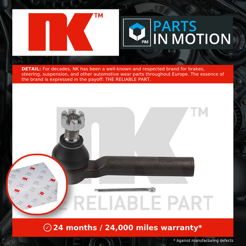 Tie track rod end - track,