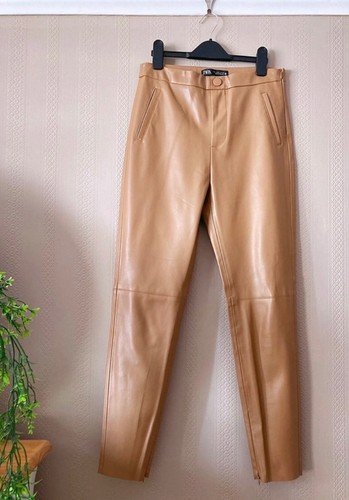 Zara faux leather - leather, trousers
