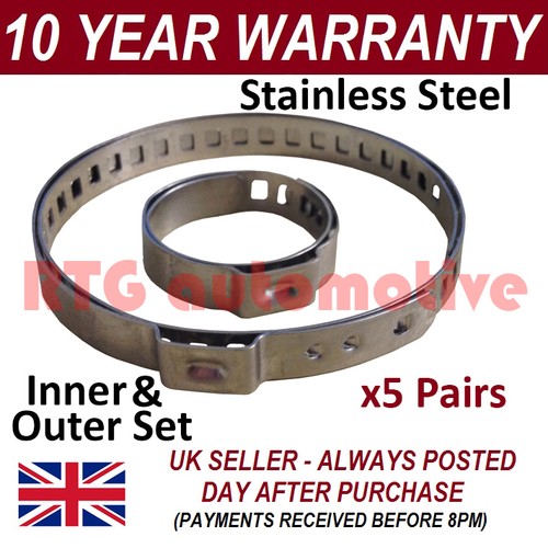 Boot clamps pair - cv,