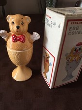 Ceramic Teddy Bear Egg Cup &