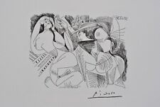 Pablo Picasso: The Nap, Erotic Lithograph Signed