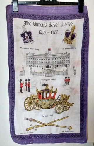 Linen teatowel the queen - linen, teatowel,