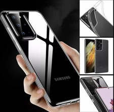 Clear Case For Samsung Galaxy S20 S20+ S21 Plus Ultra 5G Silicone Phone Cover