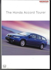 Honda Accord Tourer 2003-04 UK Market Sales Brochure 2.0 2.4 SE Executive Type S