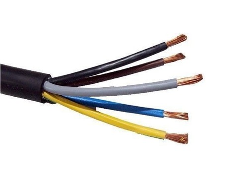 Rubber cable 5mm core - cable, 1.5mm