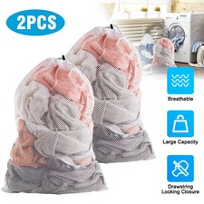 2Pcs Heavy Duty Laundry Bag