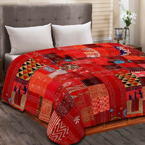 Bohemian patchwork quilt - patchwork,