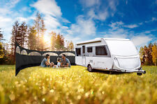 Windbreaker Camping Wind Break Screen 5 Panel Blocker Garden Beach 8.35m x 1.5m