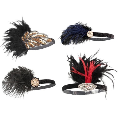 1920s headpiece feather - 1920s,