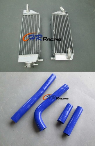 Aluminum radiator blue hose - radiator+blue,