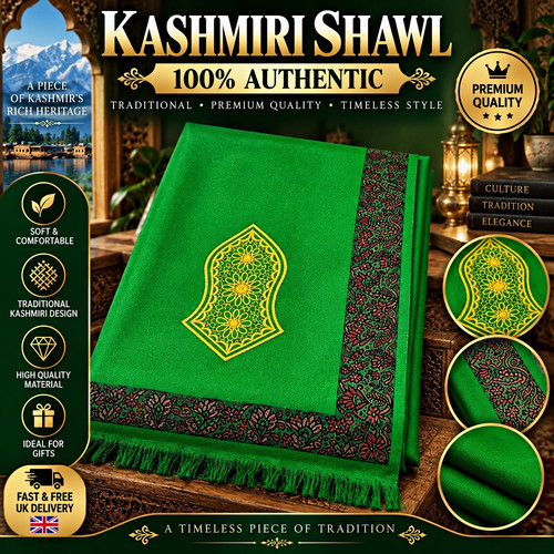 Kashmiri unisex green - unisex,
