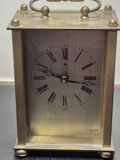 Vintage Quartz German Brass Carriage Clock